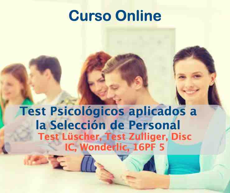baner curso test psicologicos seleccion de personal curso test psicológicos selección de personal